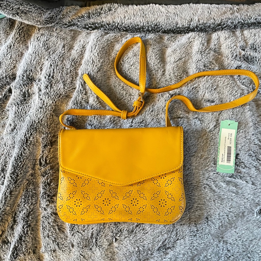 Ellie Perforated Detail Crossbody
